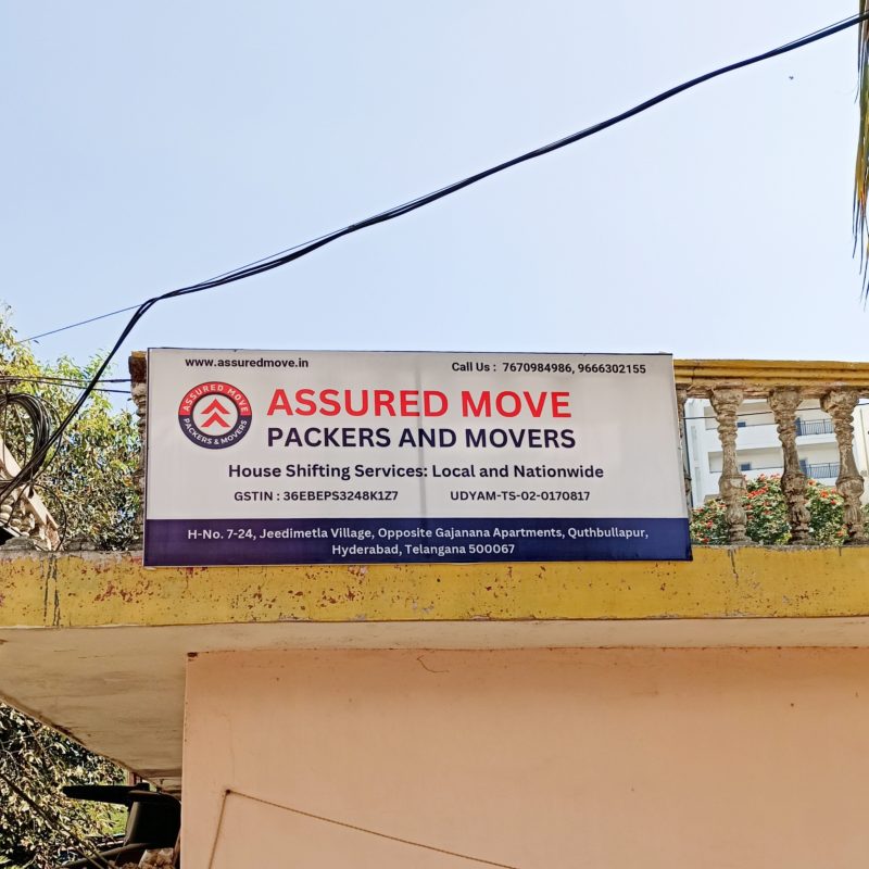 Assured Move Packers and Movers Hyderabad Front office
